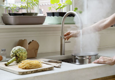 Kochendes Wasser sofort